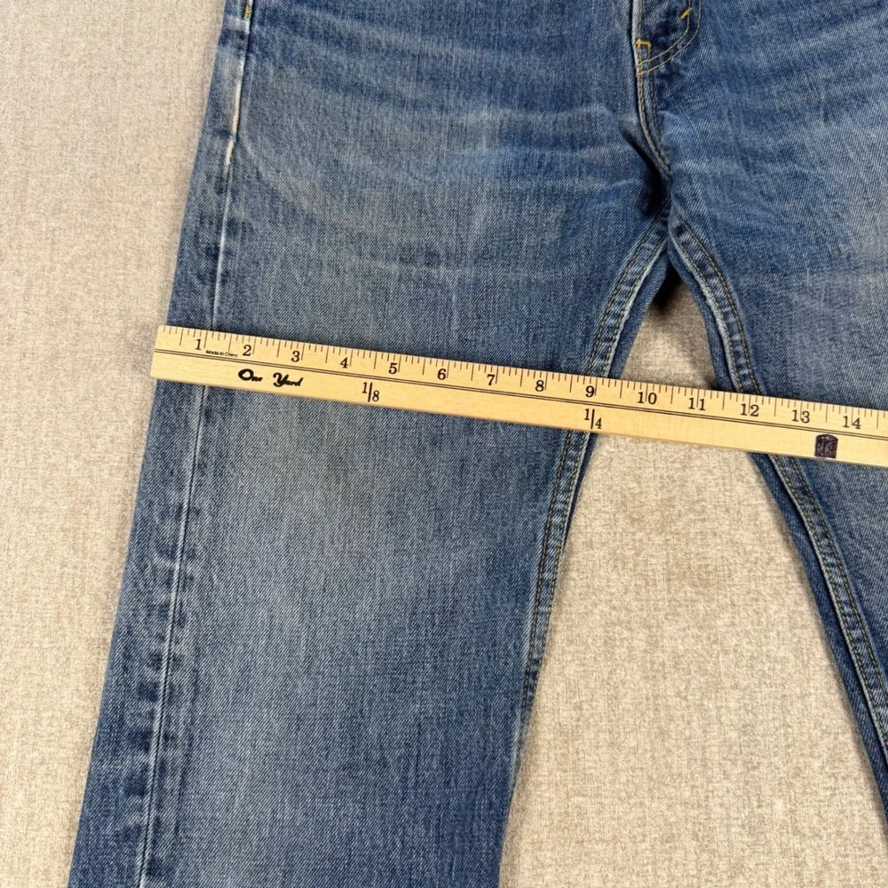 Levi's 505 Jeans Mens 31x32 Blue Straight Leg Regular Fit Denim